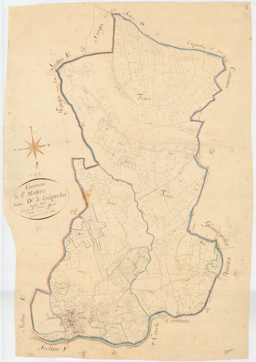 Saint-Nectaire - 54 Fi 894      Section D de Trézanches, 2ème feuille