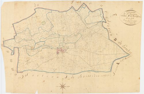 Saint-Nectaire - 54 Fi 902      Section J de Boissière-Fredefont, 1ère feuille
