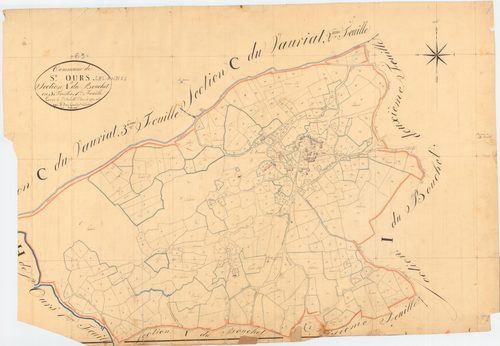 Saint-Ours - 53 FI 1152      Section I du Bouchet, 1ère feuille