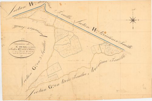 Saint-Ours - 53 FI 1147      Section G de la Cheire, 2ème feuille
