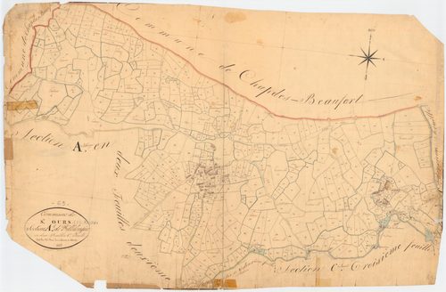 Saint-Ours - 53 FI 1134      Section A de Villelongue, 1ère feuille