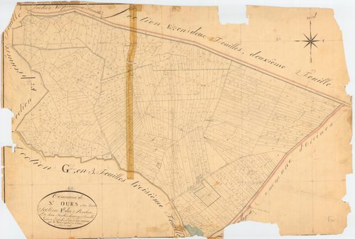 Saint-Ours - 53 FI 1145      Section F des Roches, 2ème feuille