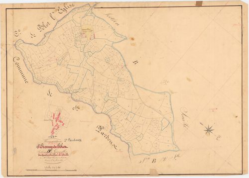 Saint-Pardoux - 53 FI 1164      Section D des Graverolles, 3ème feuille