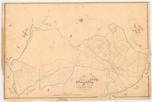 Saint-Pardoux - 53 FI 1163      Section D des Graverolles, 2ème feuille