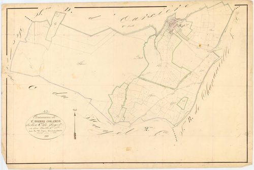 Saint-Pierre-Colamine - 54 Fi 910      Section C du Fayet, 1ère feuille