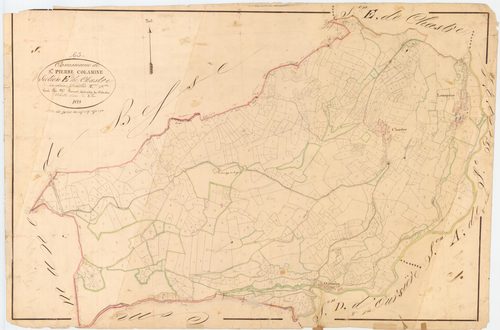 Saint-Pierre-Colamine - 54 Fi 915      Section E de Chastre, 2ème feuille