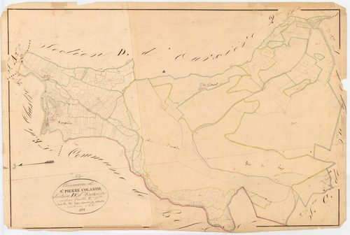 Saint-Pierre-Colamine - 54 Fi 913      Section D d'Oursière, 2ème feuille