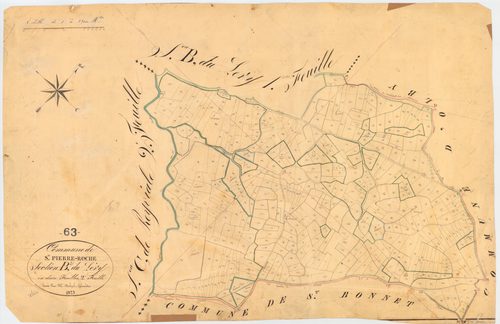Saint-Pierre-Roche - 51 FI 1229      Section B du Léry, 2ème feuille