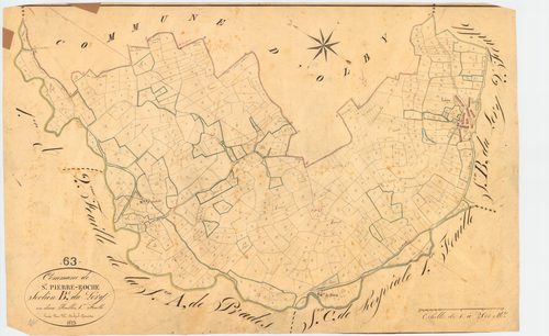 Saint-Pierre-Roche - 51 FI 1228      Section B du Léry, 1ère feuille