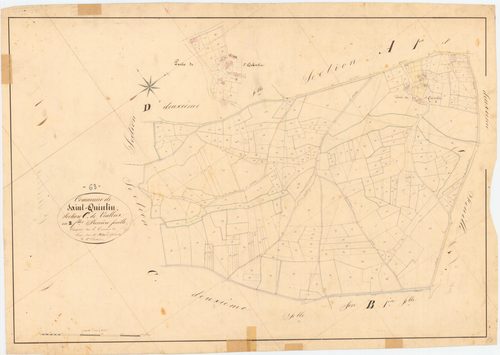 Saint-Quintin-sur-Sioule - 53 FI 1209      Section C de Vialleix, 1ère feuille