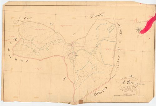 Saint-Rémy-sur-Durolle - 55 FI 1001      Section G de Chabrol, 2ème feuille