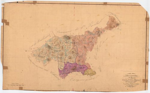 Saint-Rémy-sur-Durolle - 55 FI 991      - Tableau d'assemblage du plan cadastral de la commune de Saint-Rémy-sur-Durolle