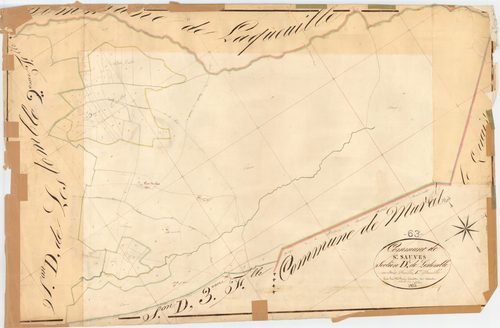 Saint-Sauves-d'Auvergne - 54 Fi 940      Section D de Lestomble, 1ère feuille