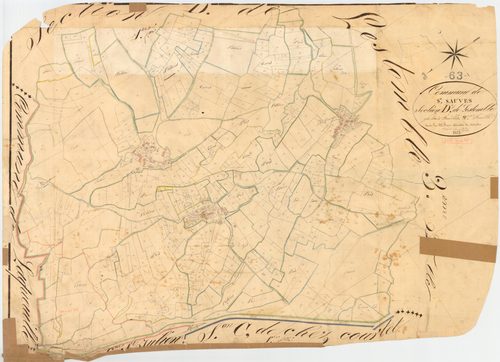 Saint-Sauves-d'Auvergne - 54 Fi 941      Section D de Lestomble, 2ème feuille