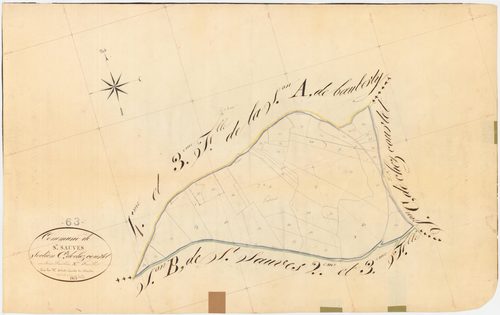Saint-Sauves-d'Auvergne - 54 Fi 939      Section C de chez Courtet, 3ème feuille