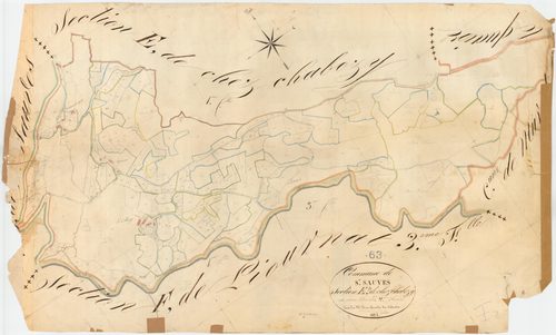 Saint-Sauves-d'Auvergne - 54 Fi 944      Section E de chez Chabory, 2ème feuille