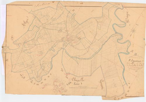 Saint-Sauveur-la-Sagne - 55 FI 1016      Section B de Saint-Sauveur, 2ème feuille