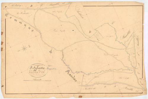 Saint-Sylvestre-Pragoulin - 53 FI 1231      Section D de Beauvezet, 1ère feuille