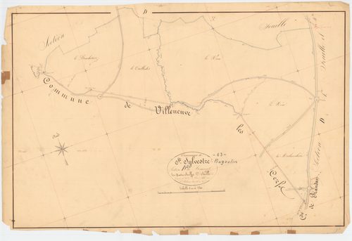 Saint-Sylvestre-Pragoulin - 53 FI 1232      Section D de Beauvezet, 2ème feuille