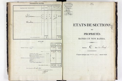 Saint-Victor-la-Rivière - P 11321/3      Section C