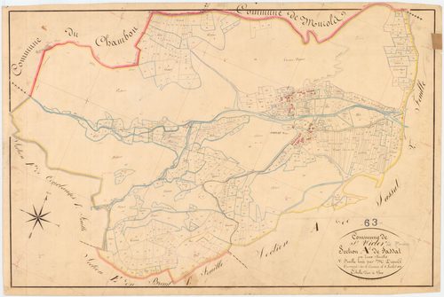 Saint-Victor-la-Rivière - 54 Fi 957      Section A de Jassat, 1ère feuille