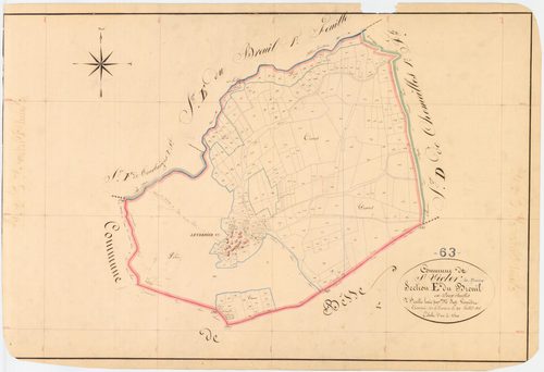 Saint-Victor-la-Rivière - 54 Fi 964      Section E du Breuil, 2ème feuille