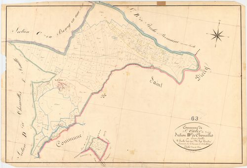Saint-Victor-la-Rivière - 54 Fi 962      Section D de Chomeilles, 2ème feuille