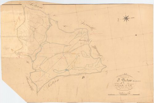 Saint-Victor-Montvianeix - 55 FI 1030      Section C de Bariande, 5ème feuille