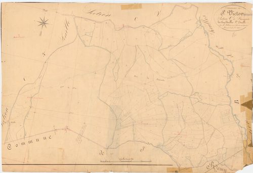 Saint-Victor-Montvianeix - 55 FI 1026      Section C de Bariande, 1ère feuille