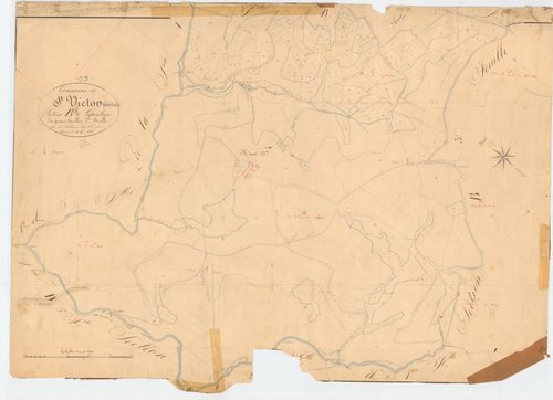 Saint-Victor-Montvianeix - 55 FI 1022      Section B de Gipouloux, 1ère feuille