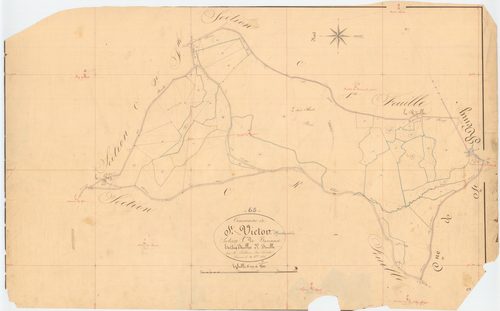 Saint-Victor-Montvianeix - 55 FI 1028      Section C de Bariande, 3ème feuille