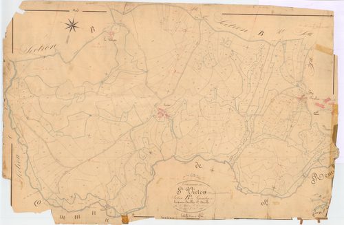 Saint-Victor-Montvianeix - 55 FI 1024      Section B de Gipouloux, 4ème feuille