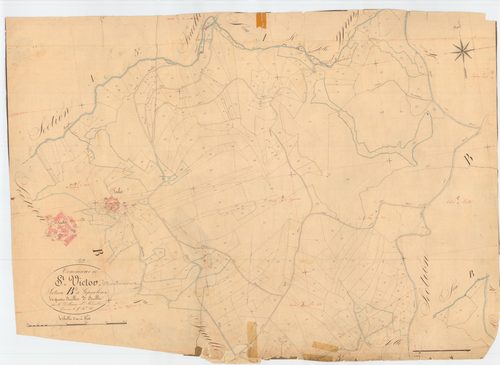Saint-Victor-Montvianeix - 55 FI 1023      Section B de Gipouloux, 2ème feuille
