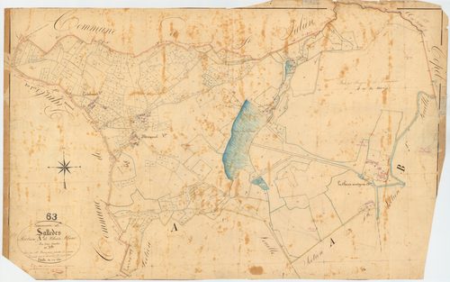 Sallèdes - 51 FI 1265      Section A de Cheix Blanc, 1ère feuille