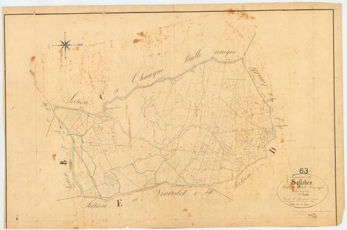 Sallèdes - 51 FI 1271      Section D de Craimps, 1ère feuille