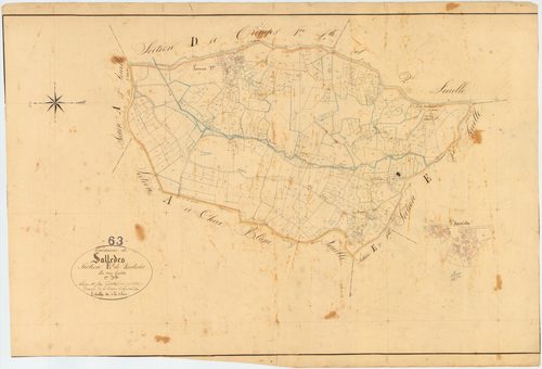 Sallèdes - 51 FI 1273      Section E de Vindiolet, 1ère feuille