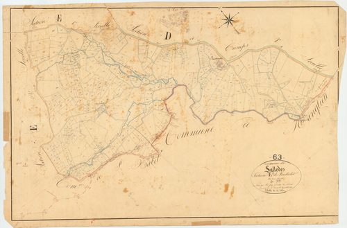 Sallèdes - 51 FI 1274      Section E de Vindiolet, 2ème feuille