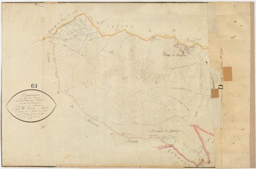 Saurier - 54 Fi 987      Section D de Brionne, 2ème feuille