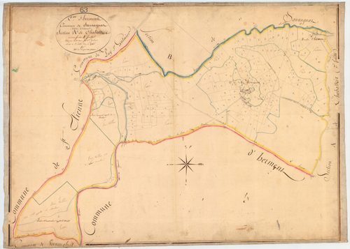 Sauvagnat - 51 FI 1287      Section A de Chambatteix, 1ère feuille