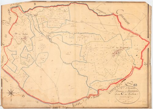 Sauvagnat - 51 FI 1292      Section C des Vialles, 2ème feuille