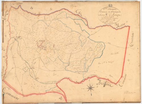Sauvagnat - 51 FI 1297      Section E de Ronzet, 2ème feuille