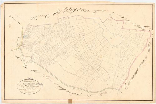 Sauvagnat-Sainte-Marthe - 54 Fi 996      Section C de Neyrand, 3ème feuille