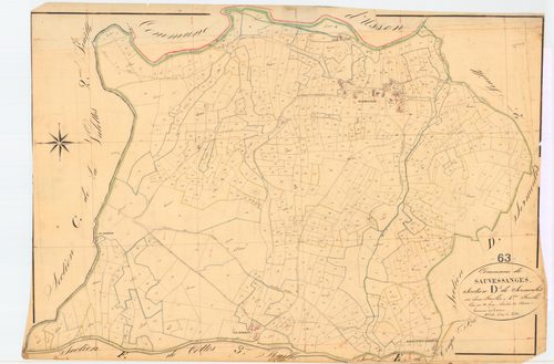 Sauvessanges - 55 FI 1044      Section D de Sermoulis, 1ère feuille