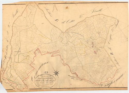 Sauvessanges - 55 FI 1046      Section E de Tomps, 1ère feuille