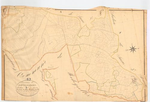 Sauvessanges - 55 FI 1037      Section A de Sarras, 1ère feuille