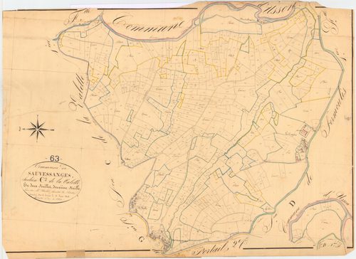 Sauvessanges - 55 FI 1043      Section C de la Valette, 2ème feuille