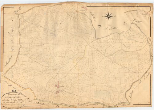Sauvessanges - 55 FI 1050      Section F des Côtes, 3ème feuille