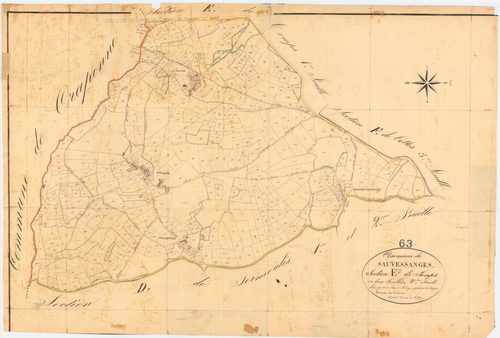 Sauvessanges - 55 FI 1047      Section E de Tomps, 2ème feuille