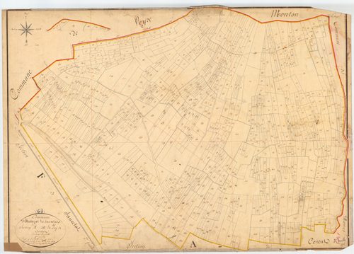 La Sauvetat - 51 FI 1299      Section A du Puy de Corent, 1ère feuille