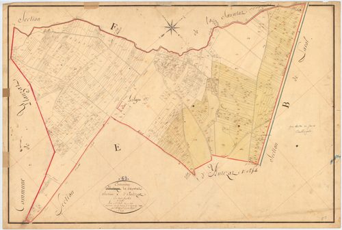 La Sauvetat - 51 FI 1302      Section E d'Authezat, 3ème feuille